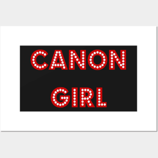CANON GIRL Posters and Art
